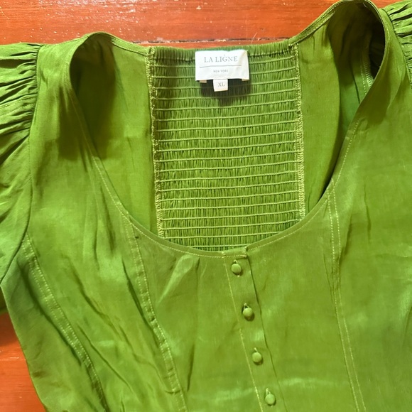 La Ligne Francesca Green Midi Dress - Picture 4 of 5